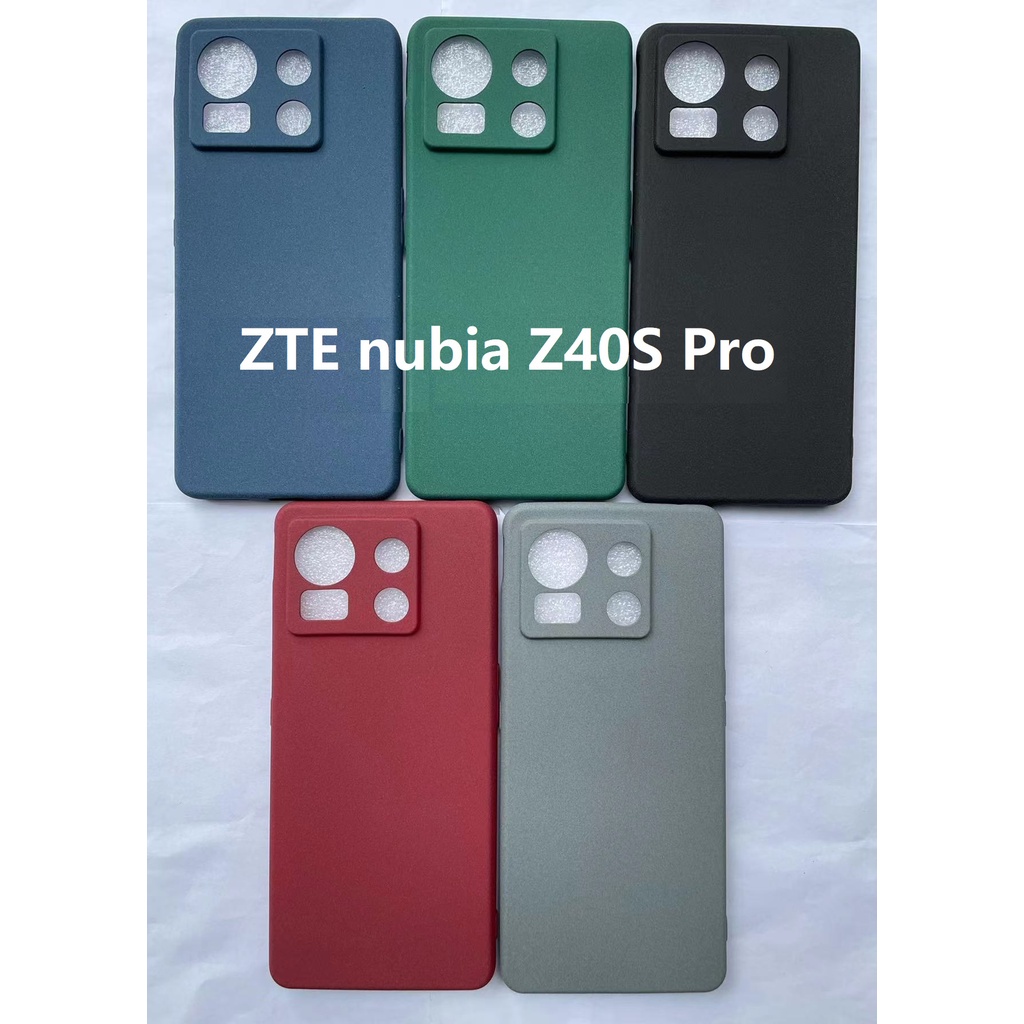 Ốp Điện Thoại Silicone TPU Mềm Nhám Cho ZTE Axon 40 30 Pro Ultra nubia Z40S Pro