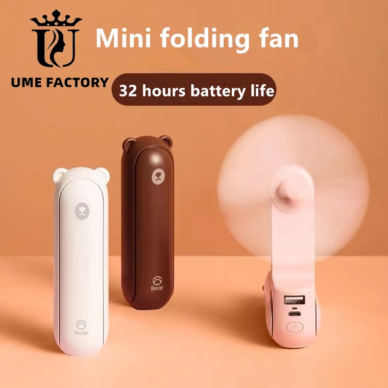 Quạt mini sạc usb Cầm Tay Có Thể Gập Lại Tiện Dụng
