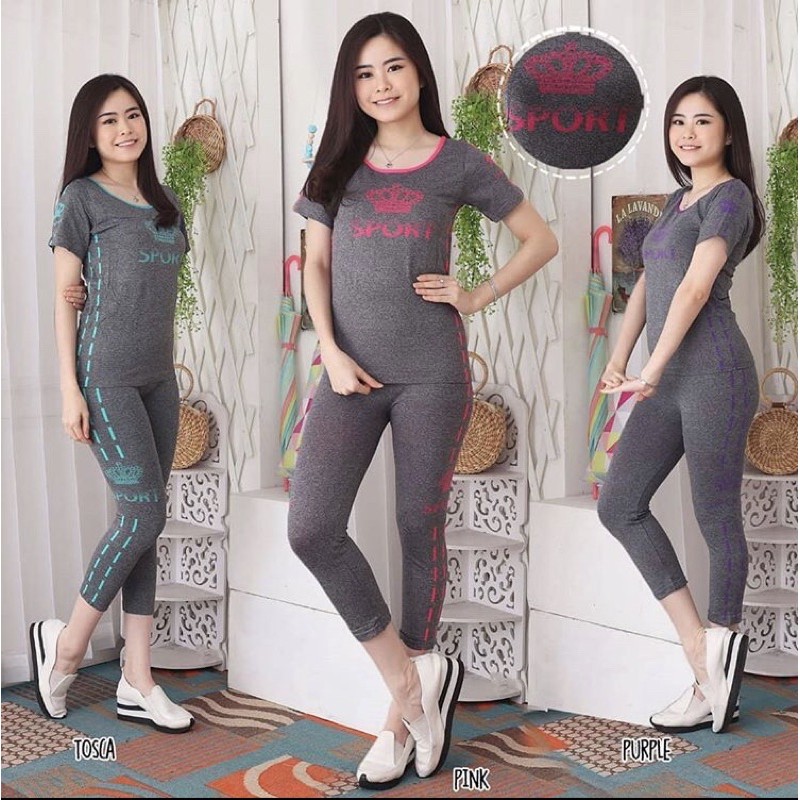 Bộ Đồ Tập Gym Tay Ngắn Của Zumba / Aerobic