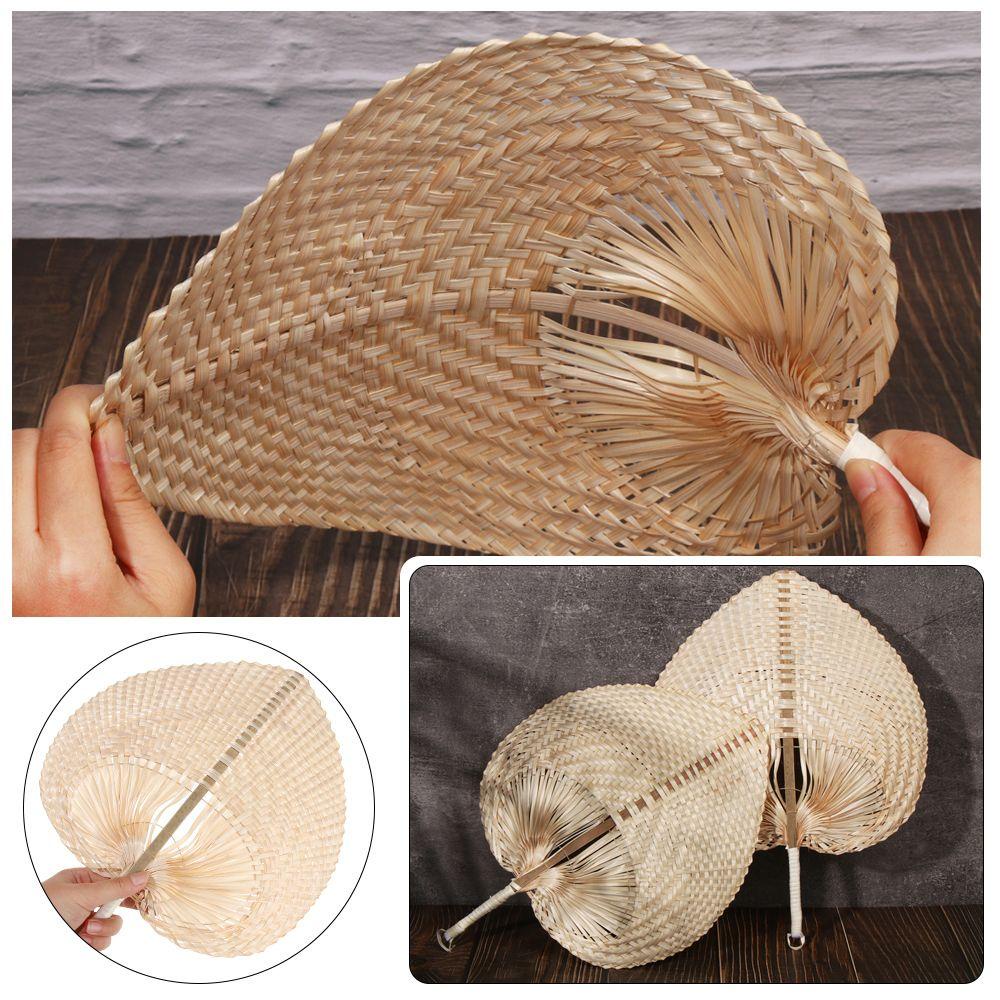 Quạt Tre Tự Nhiên Handmade Treo Tường Trang Trí Mùa Hè