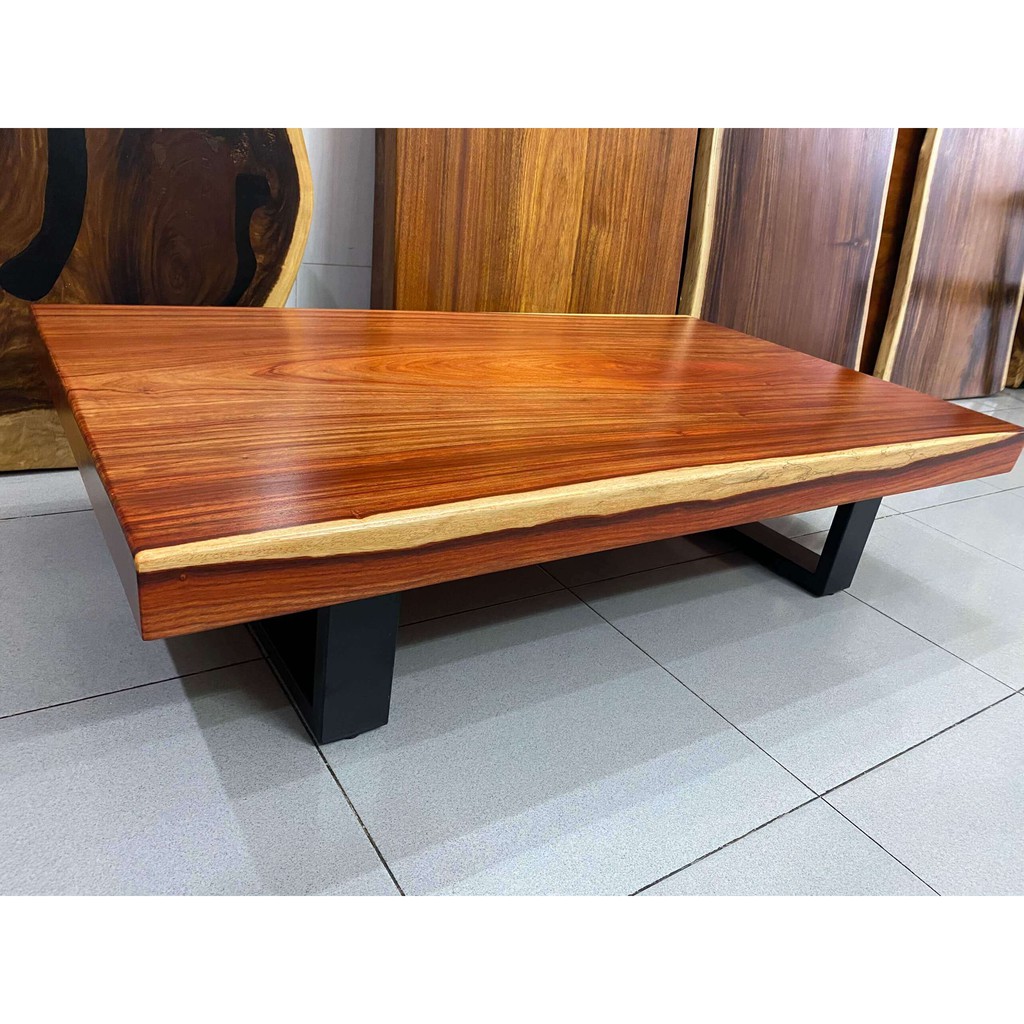 [ GIÁ TẬN XƯỞNG ] Bàn sofa, bàn trà, bàn làm việc gỗ tự nhiên nguyên tấm dài 1,27m x 75 x 7cm