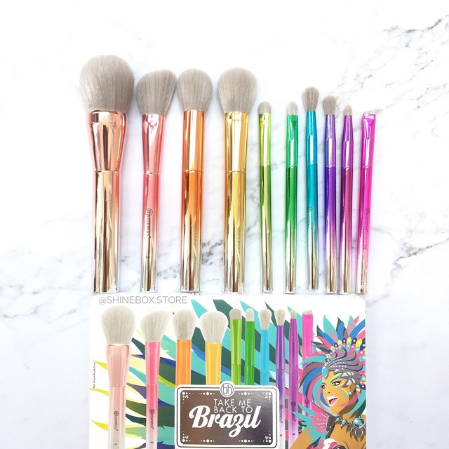 BH COSMETICS – Bộ Dụng Cụ Trang Điểm Take Me Back to Brazil Brushes