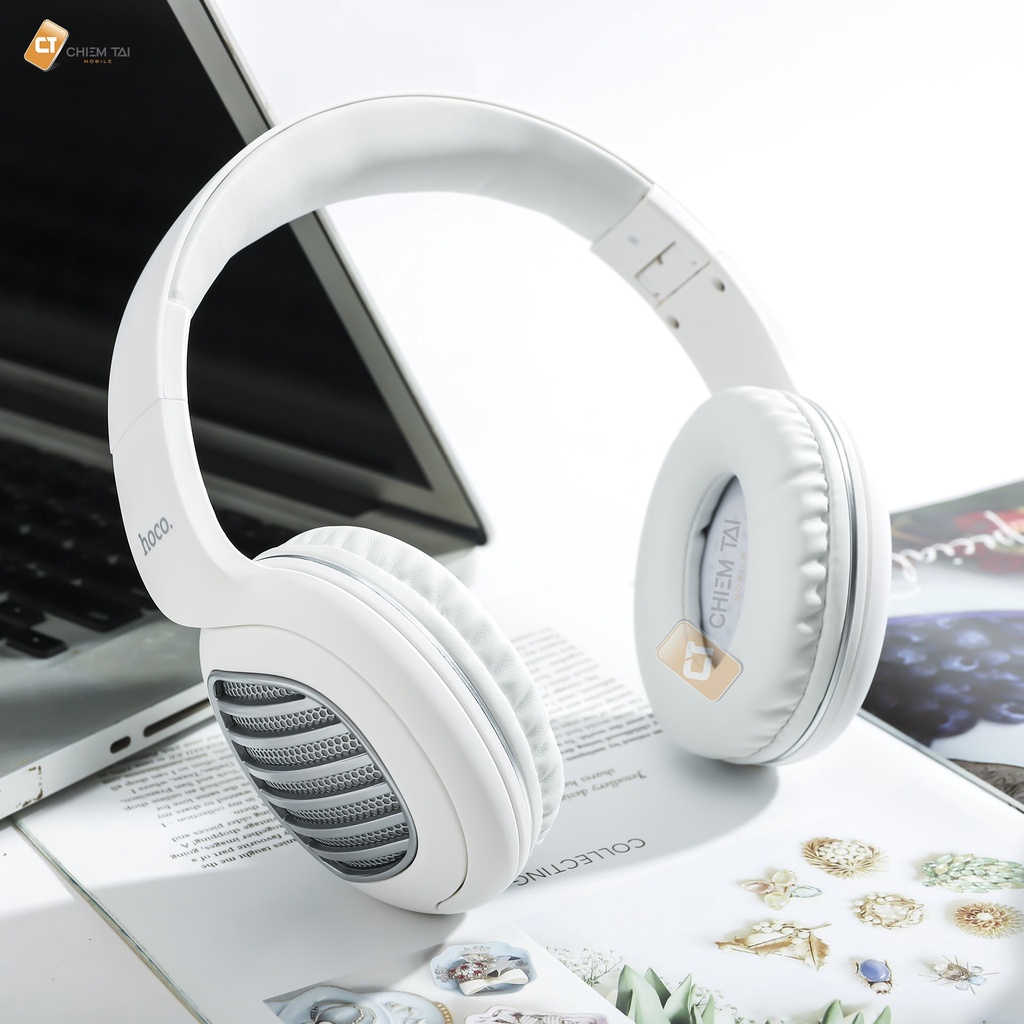 Tai Nghe Bluetooth Chụp Tai Hoco W23 New ✔Có Khe Cắm Thẻ Nhớ - Bảo Hành  12 Tháng Chính Hãng