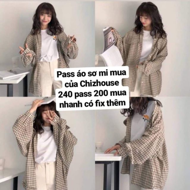 Áo khoác sơ mi caro siêu đẹp siêu cute dành cho các bạn nữ tránh nắng mùa hè thì hết bài lun nha bà con