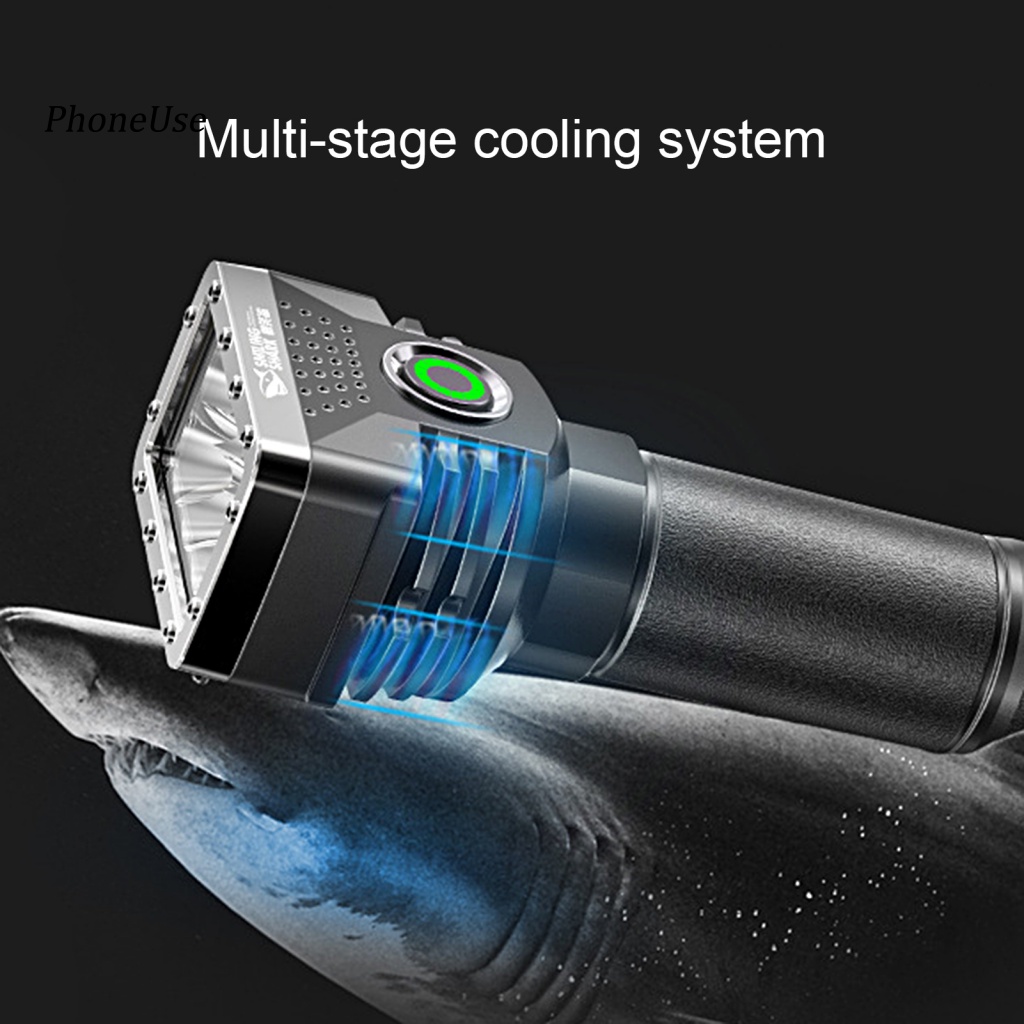 1 Bộ Đèn Pin LED Siêu Sáng, Có Thể Điều Chỉnh Bốn Tốc Độ