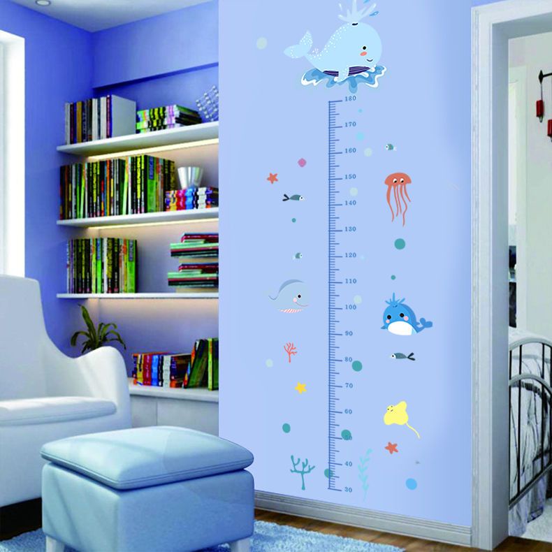 Miếng Dán Tường Đo Chiều Cao / Chiều Cao Cho Bé Hình Hoạt Hình Dễ Thương dán decor phòng