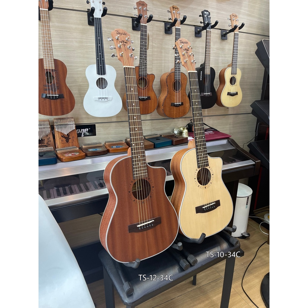 Guitar Acoustic - Size Mini 1/2 Dáng Khuyết - chính hãng Tayste