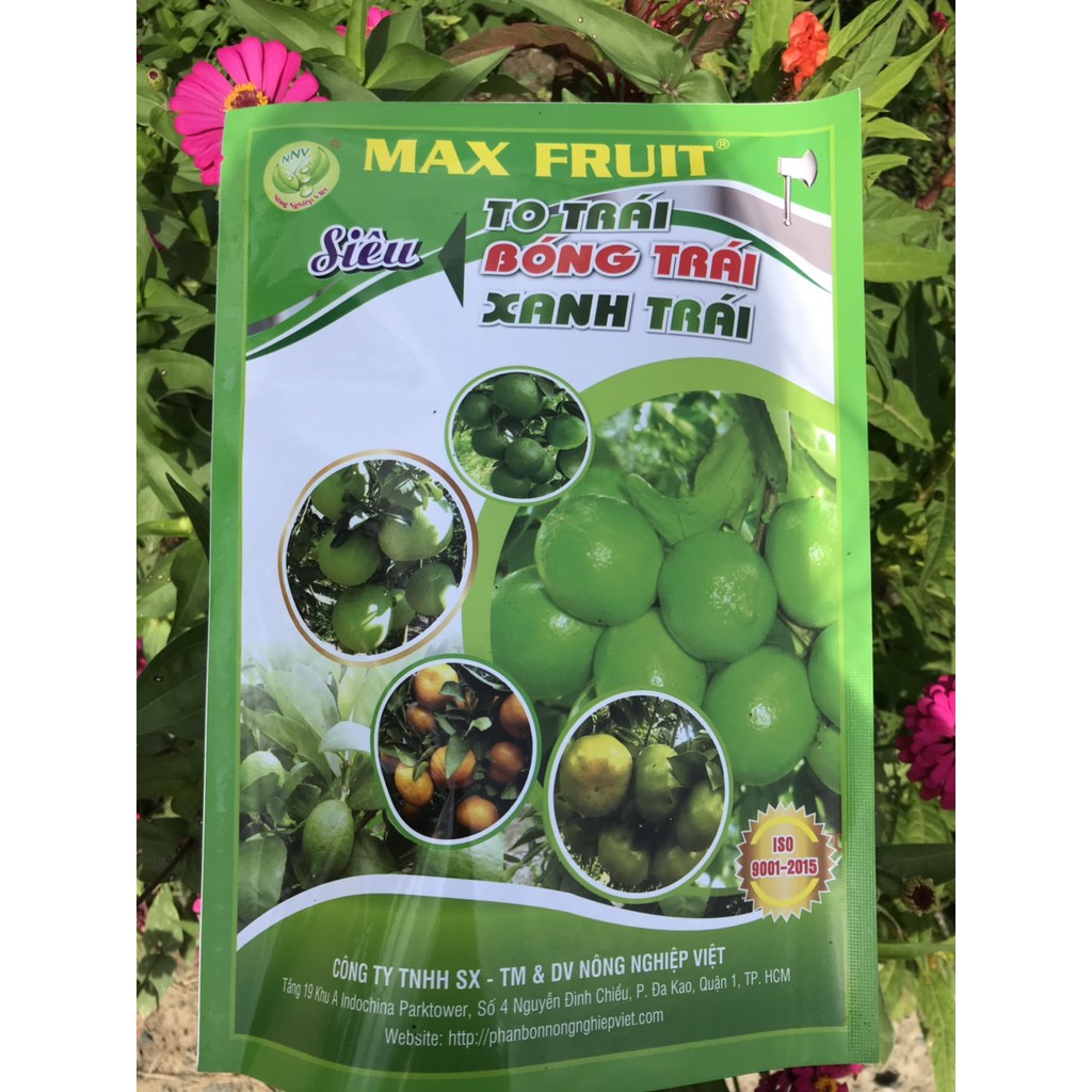 Phân Bón Siêu To Bóng Trái Max Fruit Gói 1kg - To Trái, Bóng Trái, Xanh Trái