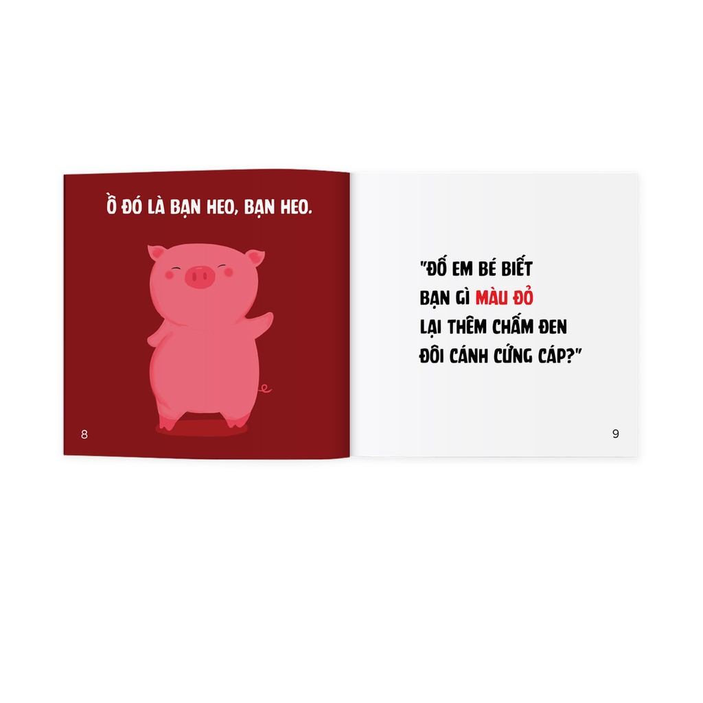 Sách Ehon Động Vật - Bạn Màu Gì Vậy? (Từ 0 - 3 Tuổi)
