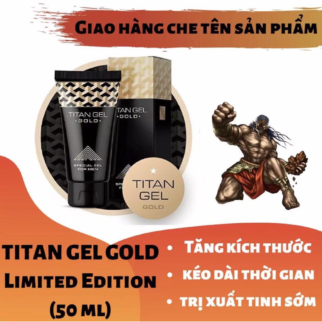 Maral - Gel  - Cải tiến từ Titan - Gel Hàng Nga chính hãng mp 107 (Che tên khi nhận hàng)