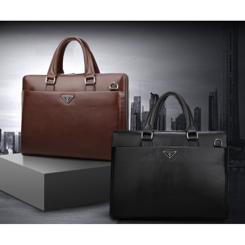 [ Cặp văn phong da thật] Cặp da SAPOLNEY 0309 | BigBuy360 - bigbuy360.vn