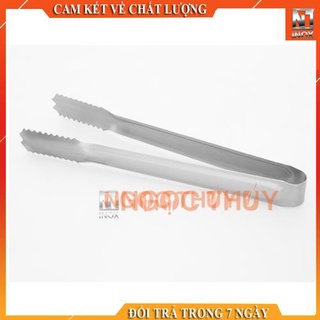 Kẹp gắp đá inox răng cưa
