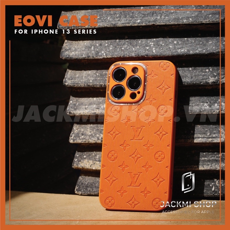 Ốp lưng L.V bảo vệ viền camera cho điện thoại ip X/XsMax/11/11Pro/11ProMax/12/12Pro/12ProMax/13/13Pro/13ProMax