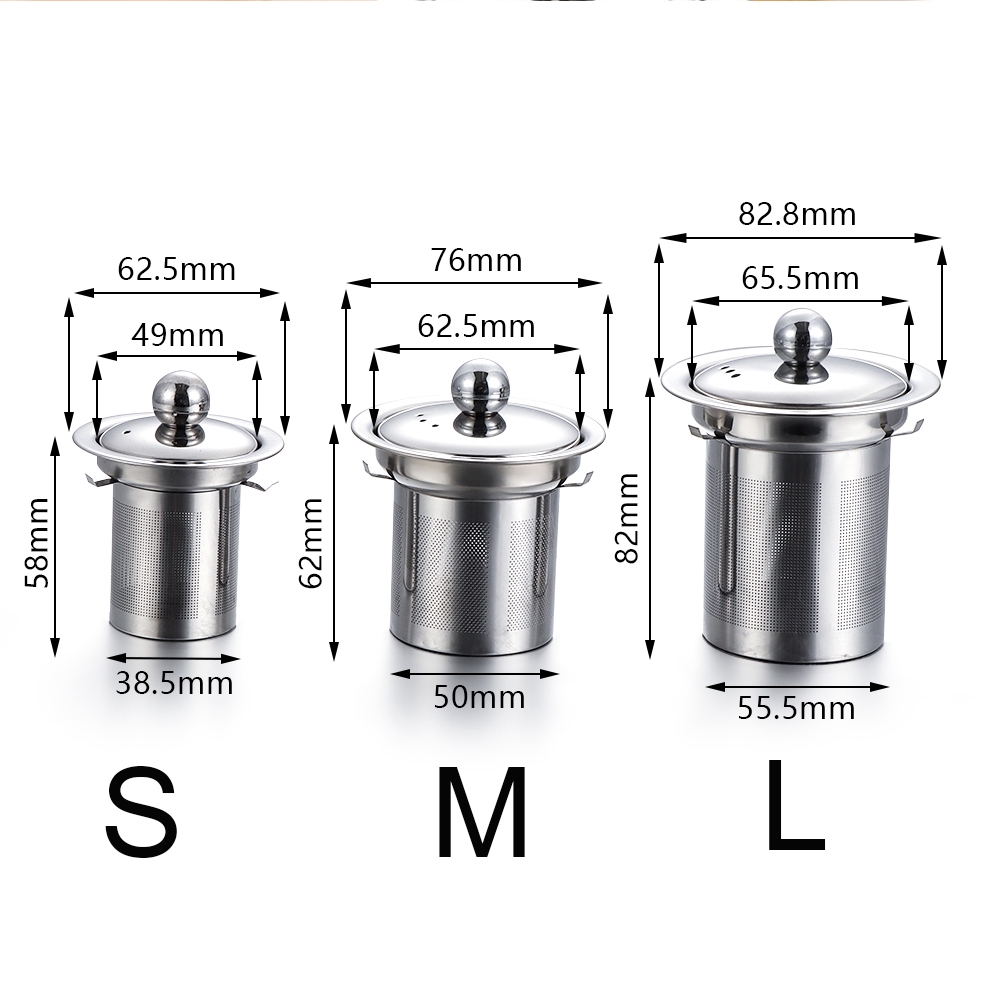 Dụng cụ lọc trà lưới mịn có thể tái sử dụng