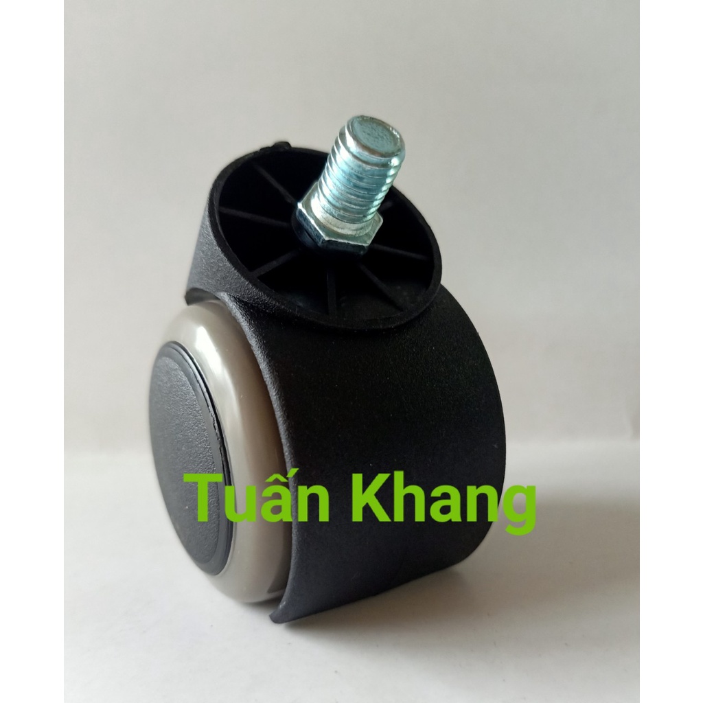 Bánh xe ghế xoay văn phòng 50mm ốc văn răn 10mm