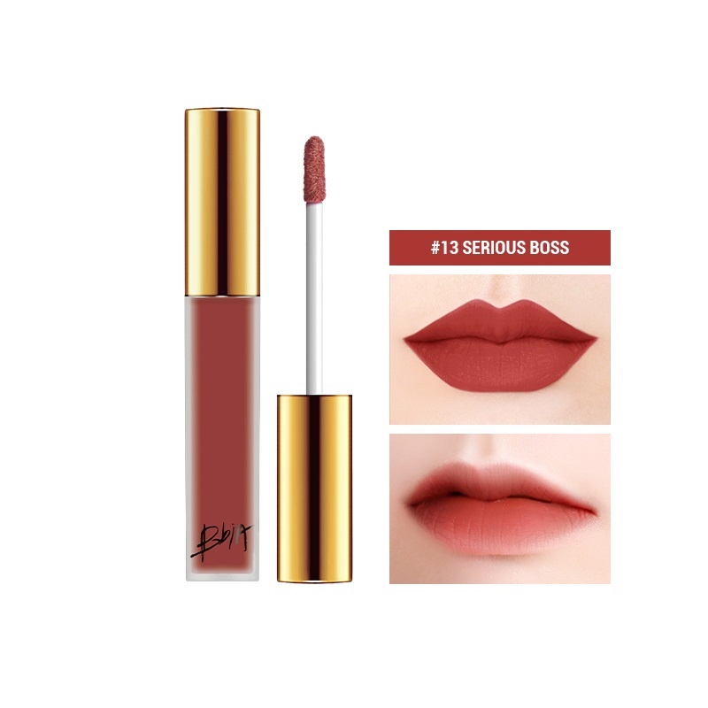 Son Bbia 13 Serious Boss: Sắc Cam Hồng Đất, Son Bbia Velvet Lip Tint Hàn Quốc