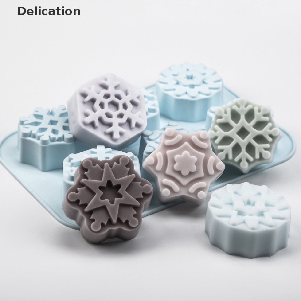 Khuôn Silicone Hình Bông Tuyết Giáng Sinh