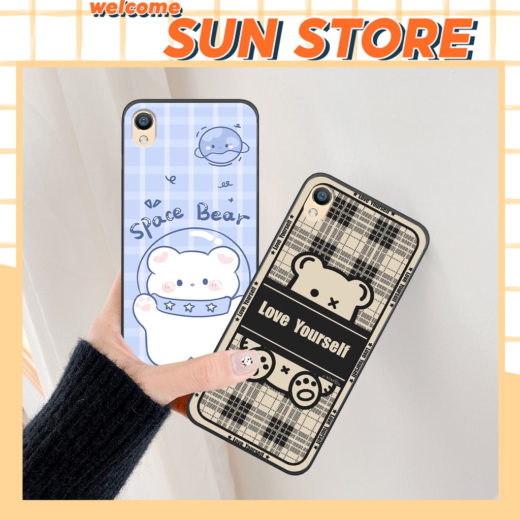 Ốp Oppo A37/ F1/ F1 PLUS gấu bear cute, snoopy, pochacco dễ thương, ốp lưng thời trang cao cấp