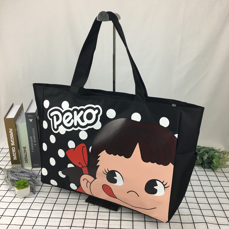 Túi tote đeo vai in hình Hello Kitty phong cách Hàn Quốc#3501