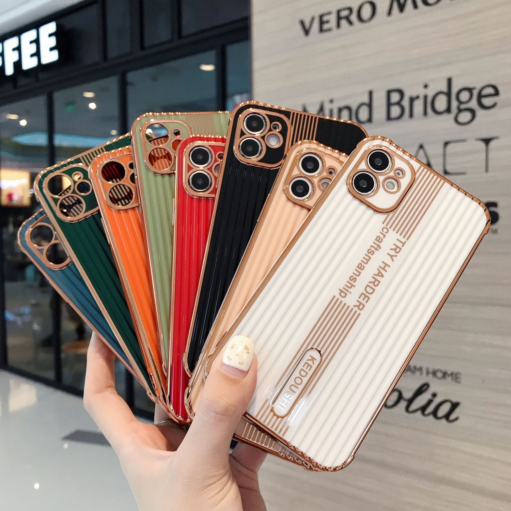 Ốp điện thoại silicone mềm kiểu hành lý Orif Cios Avanda cho Iphone 11 6 6s 7 8 Plus Xs 11p/PM Xr