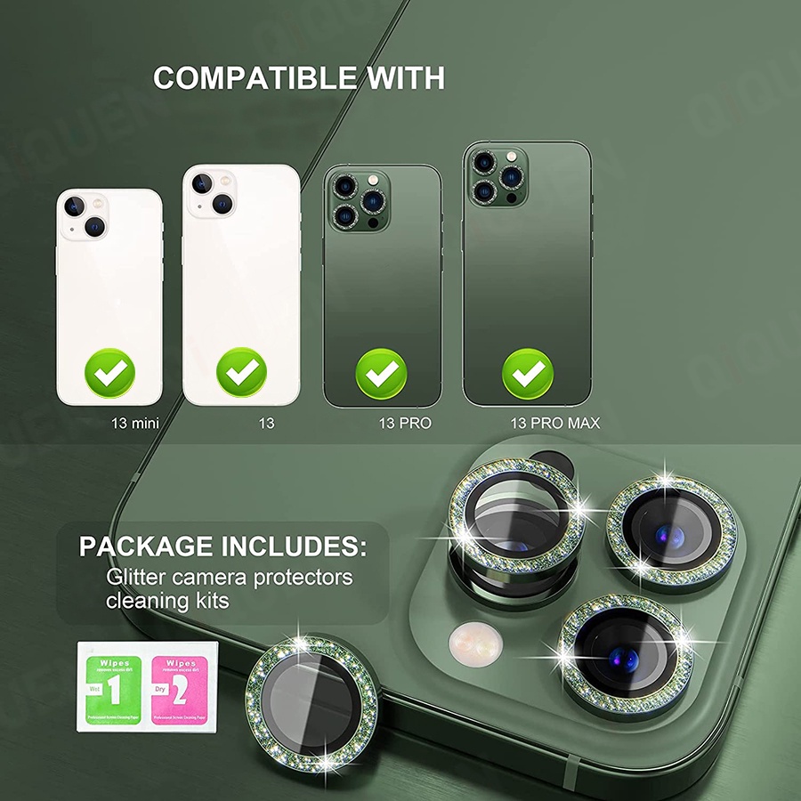 Miếng Dán Bảo Vệ Camera Cho iPhone 13 Pro / 13 Pro Max / 12 Pro / 12 Pro Max / 12 / 12 13 Mini / 11 Pro Max / 11 Pro