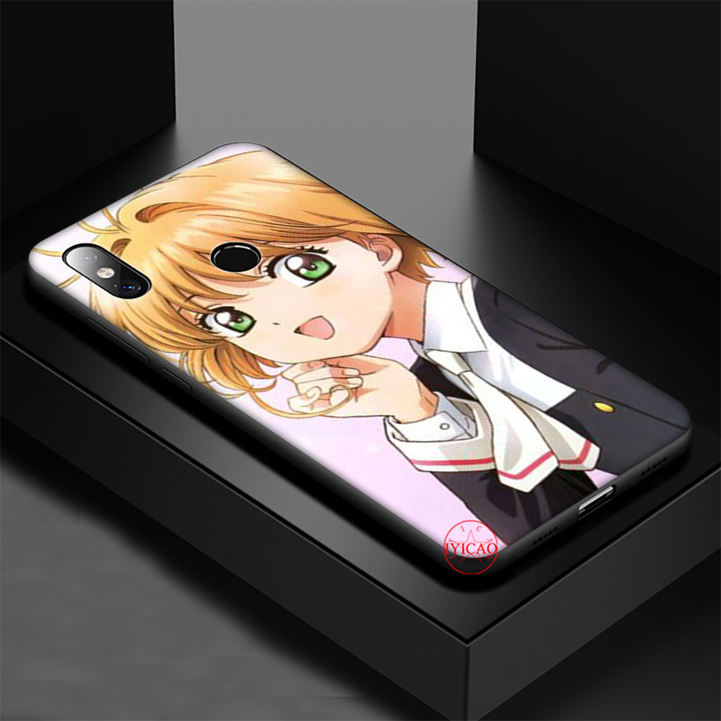 Ốp Lưng Silicone Họa Tiết Hoạt Hình Thủ Lĩnh Thẻ Bài Sakura Cho Redmi K30 Note 5a Prime 6 7 8 8t Pro Rb21