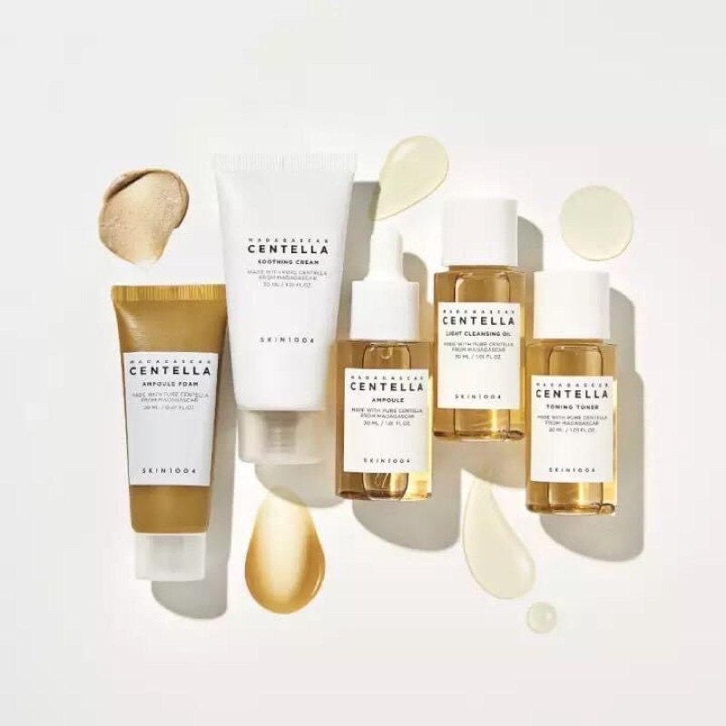Bộ dưỡng da 5 món Skin 1004 Madagascar Centella Travel Kit