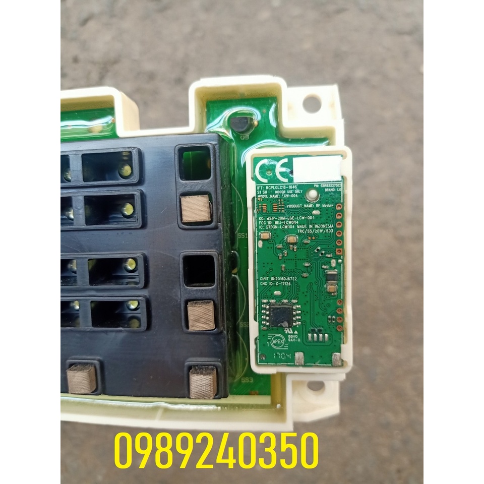 Bo mạch hiển thị máy giặt LG FC1409S2E 9 dây (2 zắc cắm) mới