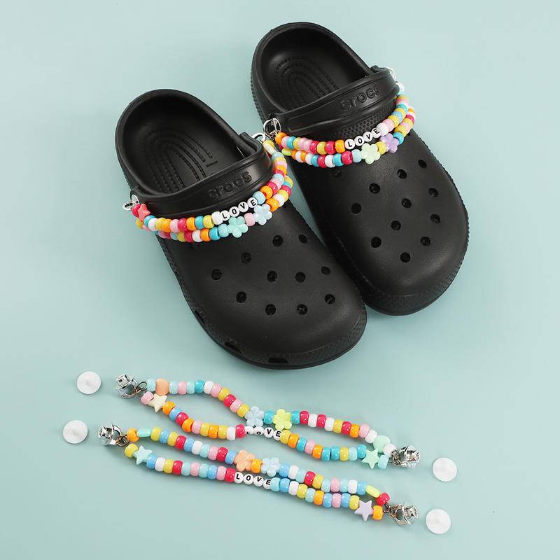 crocs sticker 1 Bộ Phụ Kiện Khóa Dây Giày Trang Tríshoes sticker Accessories Stickers Sandals Shoe Decoration