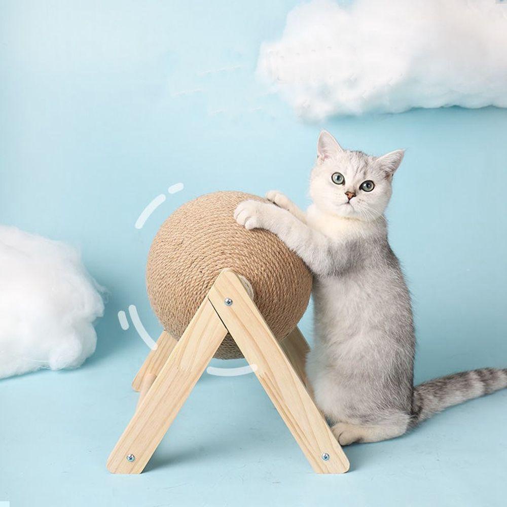 Bóng Gỗ Cào Móng Đồ Chơi Cho Mèo Cưng