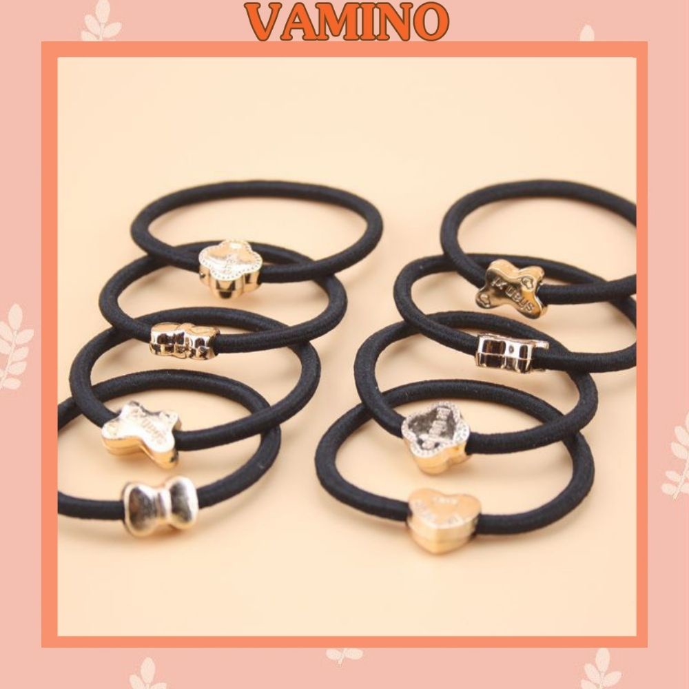 Dây cột tóc đính hạt charm SC20