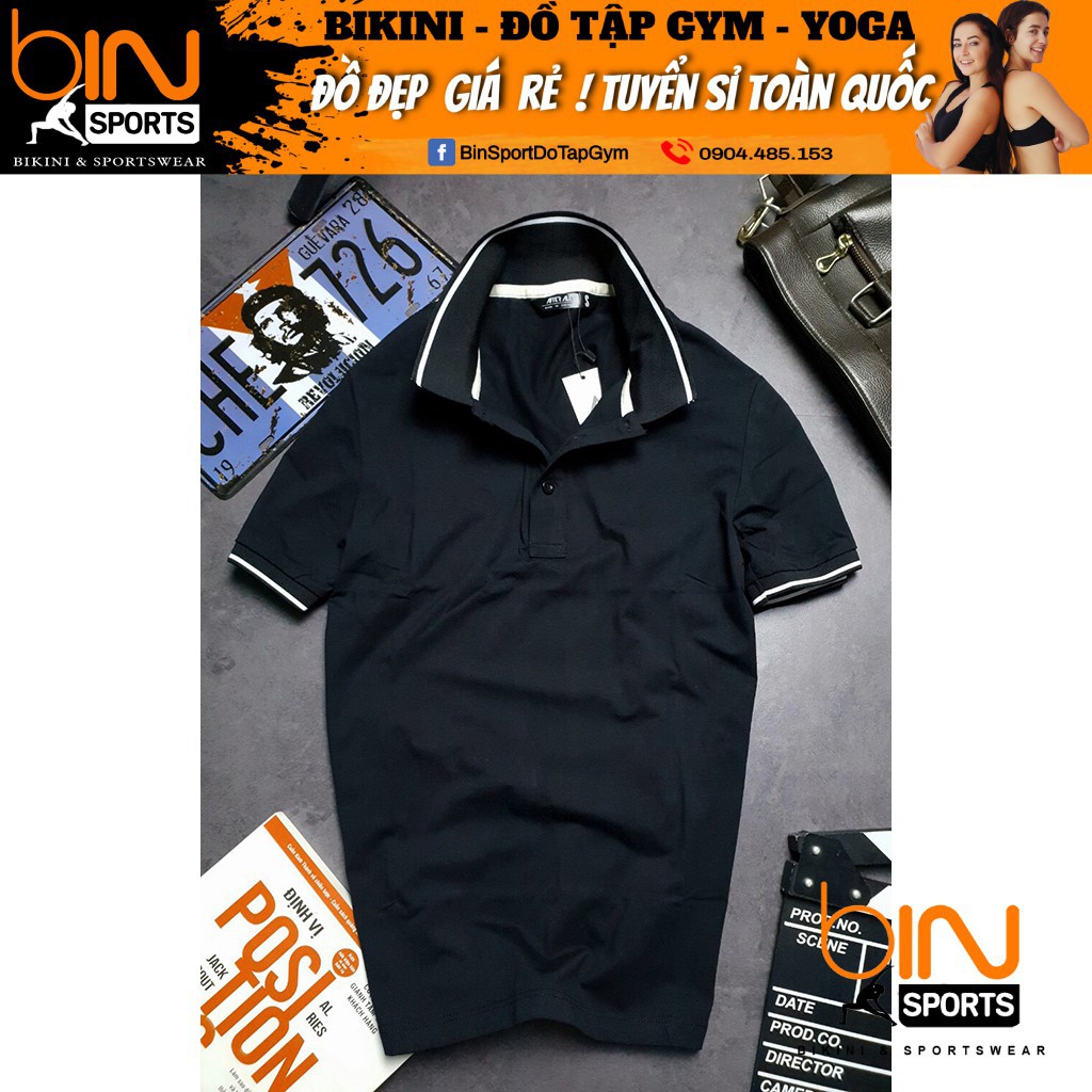 Aó thun nam cotton xin, hàng xuất khẩu Bin Sport AN003