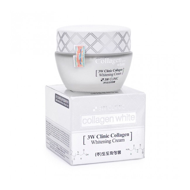 Kem Dưỡng Trắng Da 3W Clinic Collagen Whitening Cream - 60ml  3W Clinic Collagen Whitening Cream