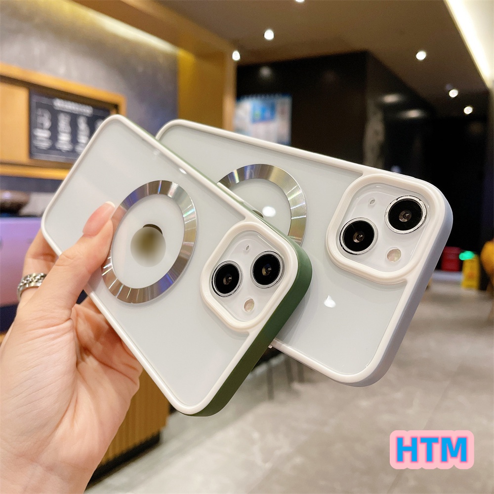Ốp Điện Thoại Trong Suốt Màu Kẹo Cho iPhone 13 12 11 Pro Max