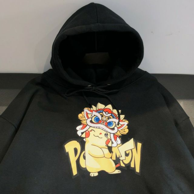 Hoodie Hoạt Hình Unisex 3 màu Trắng/Đen/Vàng | BigBuy360 - bigbuy360.vn