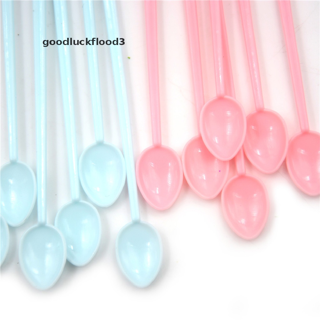 Bộ 30 Muỗng Nhựa Mini Dùng Một Lần Cho Pha Trà / Cà Phê