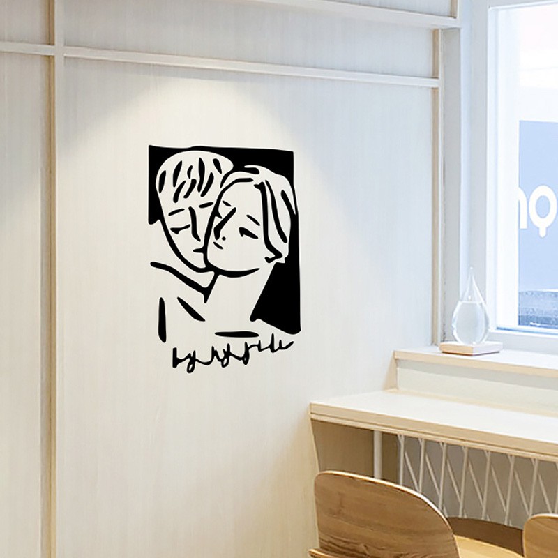 Miếng dán tường PVC họa tiết hoạt hình trang trí phòng ngủ dễ thương