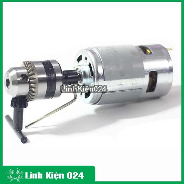 Máy Khoan 775 Tự Chế Từ Động Cơ 775 Trục D và Phụ Kiện V2