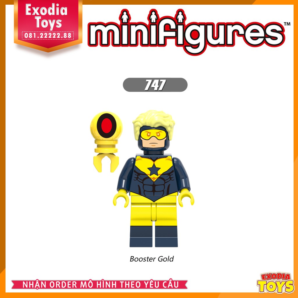 Xếp hình Minifigure DC Comics siêu anh hùng Liên Minh Công Lý Justice League - Đồ Chơi Lắp Ghép Sáng Tạo - X0177