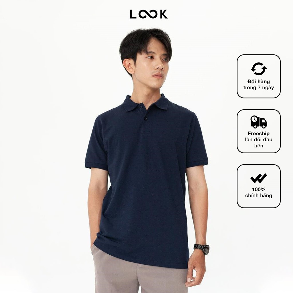 Áo polo nam LOOK FITTEED POLO | BigBuy360 - bigbuy360.vn