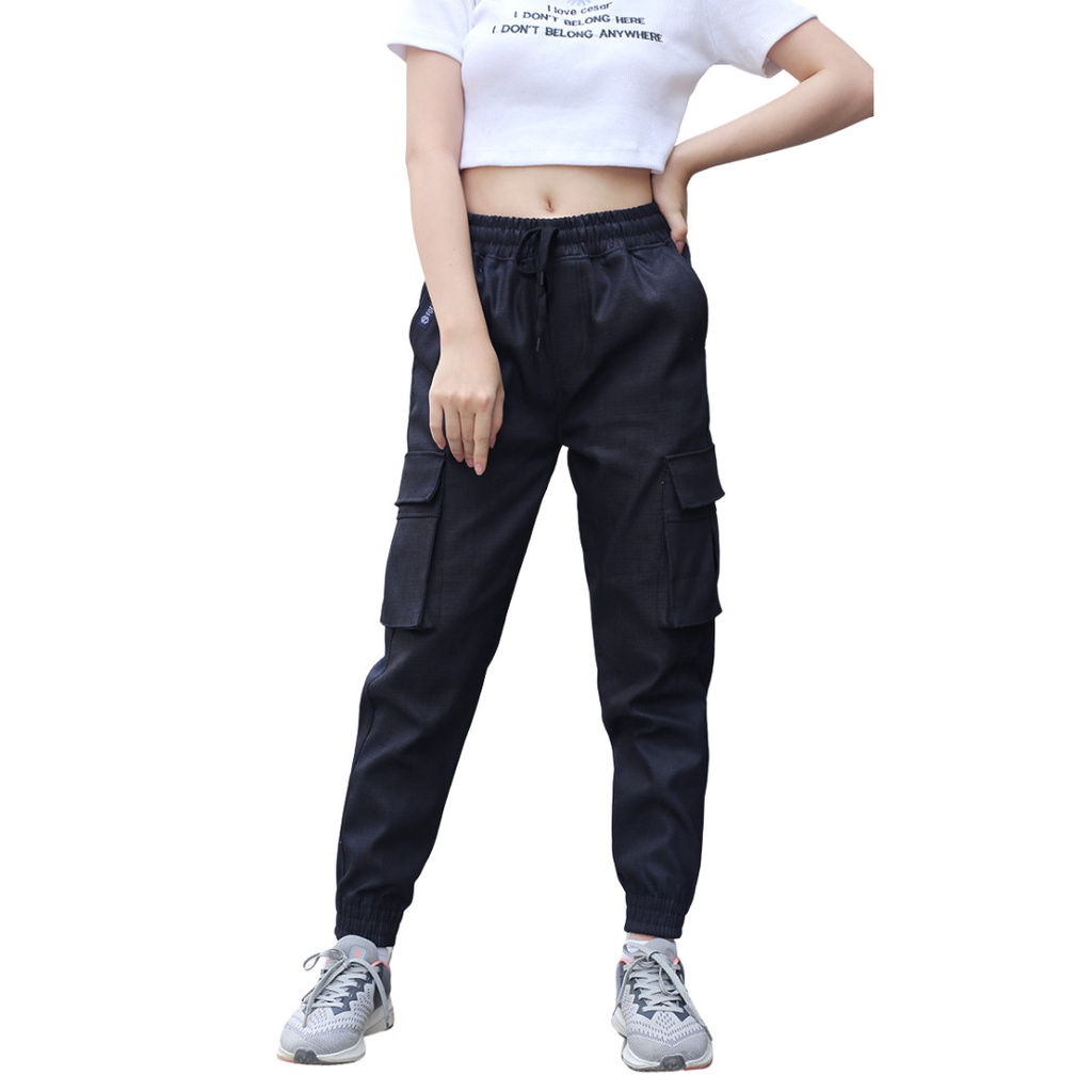 Quần Jogger túi hộp chất liệu vải mềm mịn phong cách ulzzang, quần nam kaki ống rộng thể thao M01