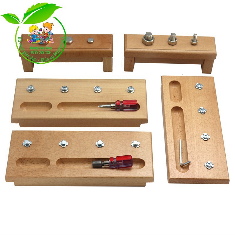 Bộ ốc vít Montessori - Nuts and bolts