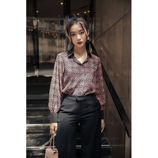 Áo Sơ Mi Lụa Hoa Farah
