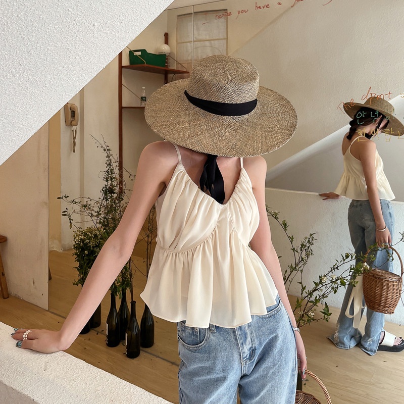 Áo Hai Dây Thiết Kế Đơn Giản Thời Trang Cho Nữ