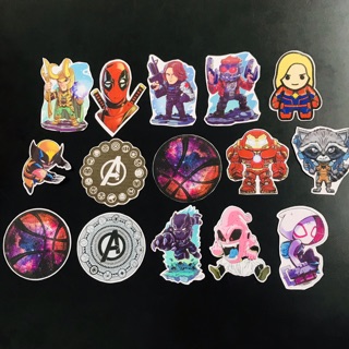 [MARVELSTORE] Miếng dán Sticker nhân vật anime