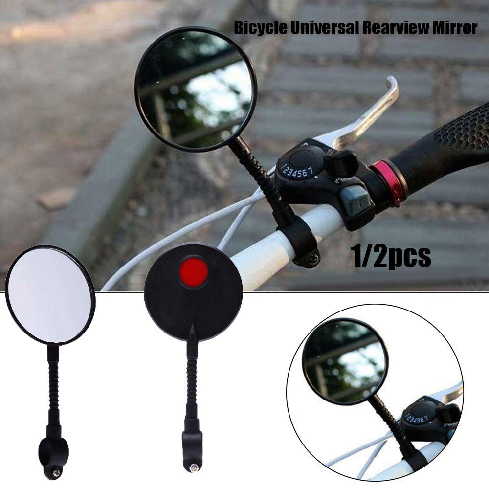 MUVAKO Bộ 1 / 2 Gương Chiếu Hậu Màu Đen Cho Xe Đạp Leo Núi