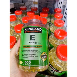 Vitamin E 400 Iu 500 Viên Kirkland Của Mỹ