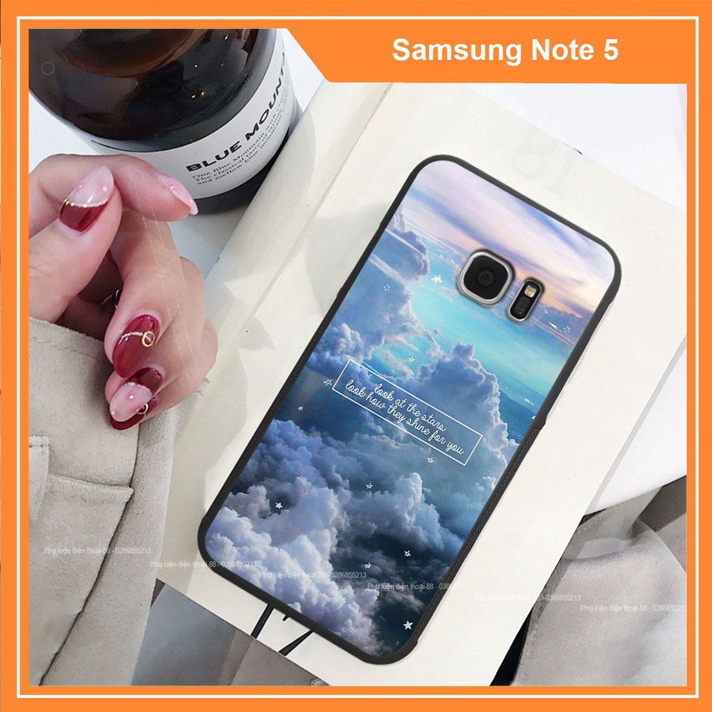 Ốp lưng 3D Samsung Note 5 hình hoa, vũ trụ đẹp - CAO CẤP - SANG TRỌNG