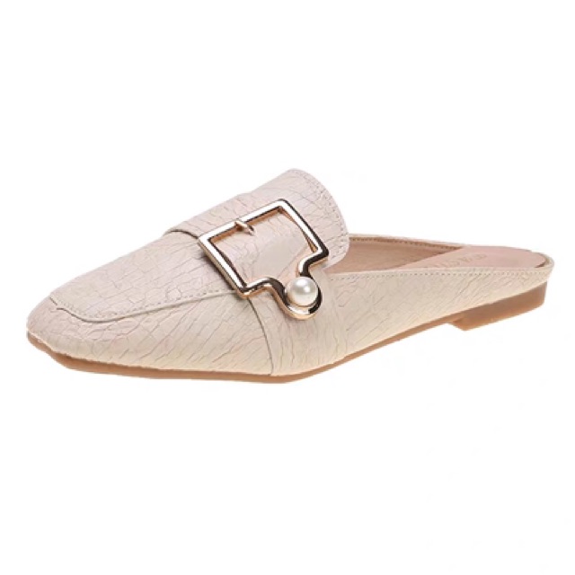 Sục hài da sần đế êm siêu nhẹ 2cm