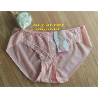 quần lót nữ thun lạnh phối ren  (giao màu Ngẫu Nhiên)